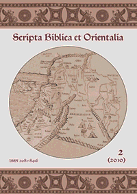 Scripta Biblica et Orientalia 2 (2010)