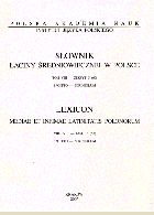 Słownik łaciny średniowiecznej w Polsce, z. 70
