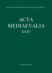 Acta Mediaevalia, t. 24