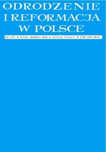 Odrodzenie i Reformacja w Polsce 57/2013