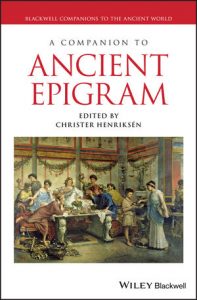 A Companion to Ancient Epigram