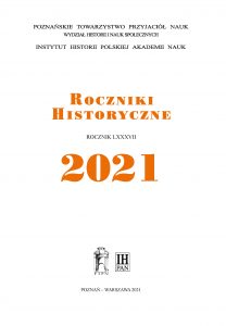 Roczniki Historyczne LXXXVII (2021)