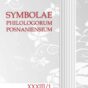 (Polski) Symbolae Philologorum Posnaniensium 33.1/2023